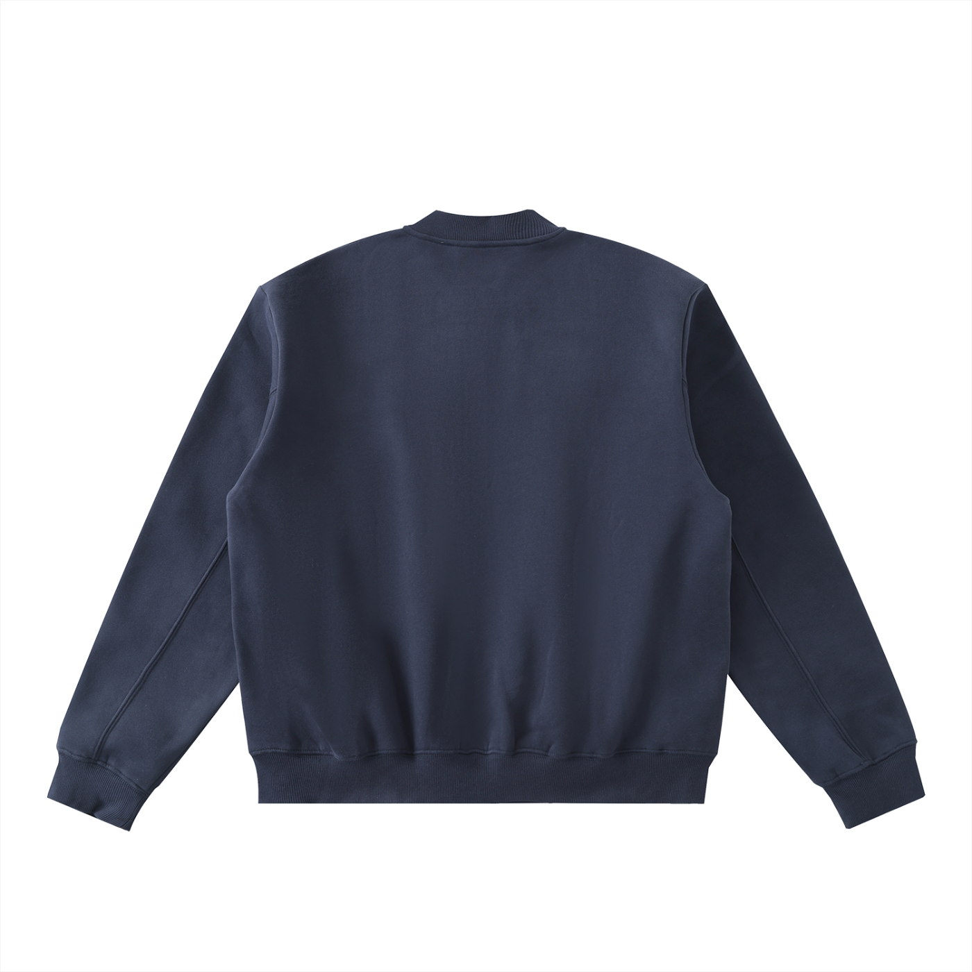Oceans Essential Zip-Up Fleeced Varsity Jacket